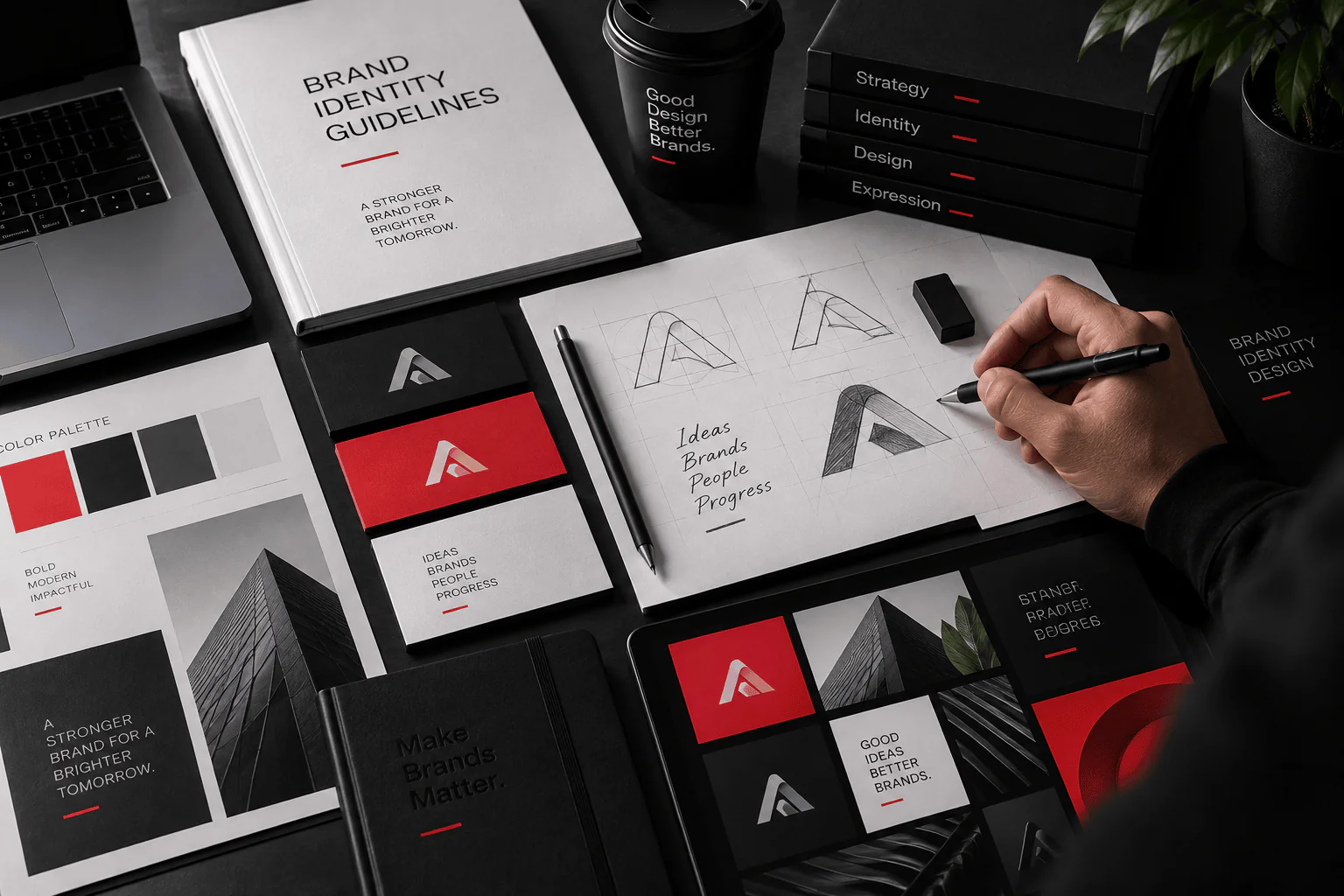 Brand identity collateral