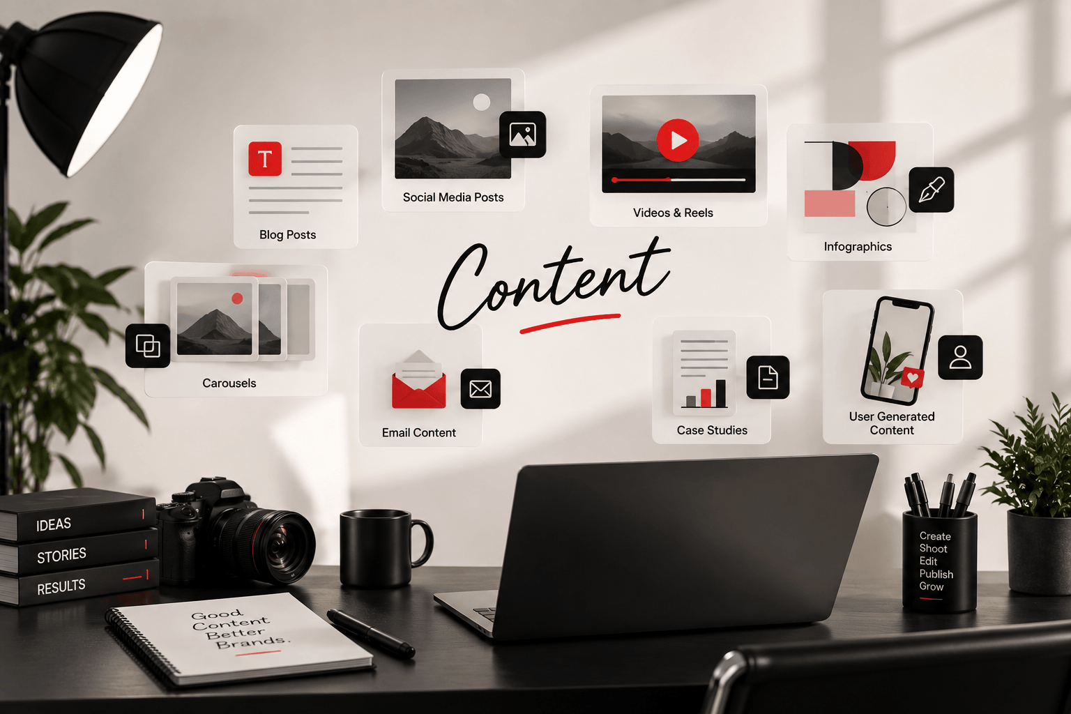 Content production workspace